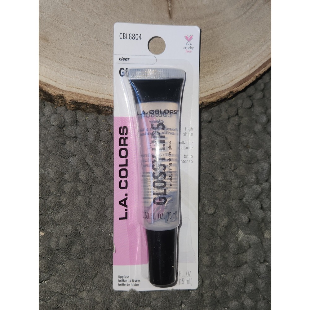 L.A. Colors Clear Moisturizing Lip Gloss CBLG804, 0.50 FL. OZ